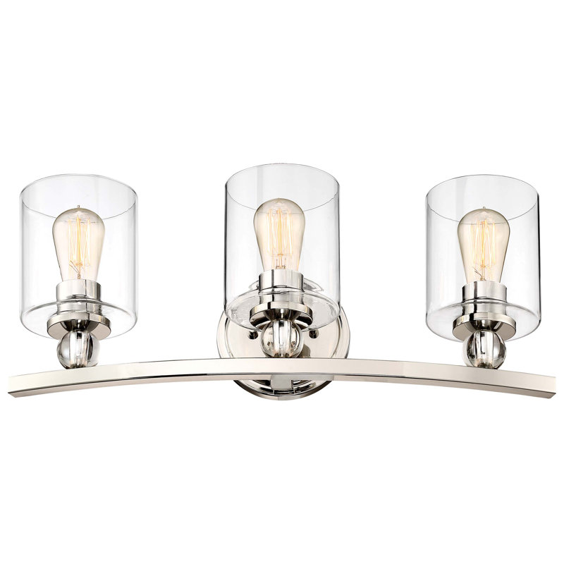 Ivy Bronx Friedman Polished Nickel Led Vanity Light