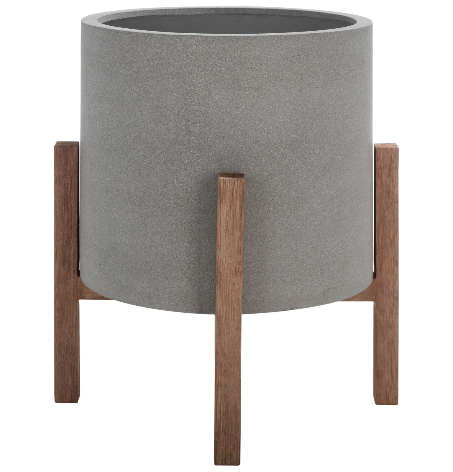 Tabitha Pot Planter, Light Gray, 29.3" H X 25.3" W X 25.3" D