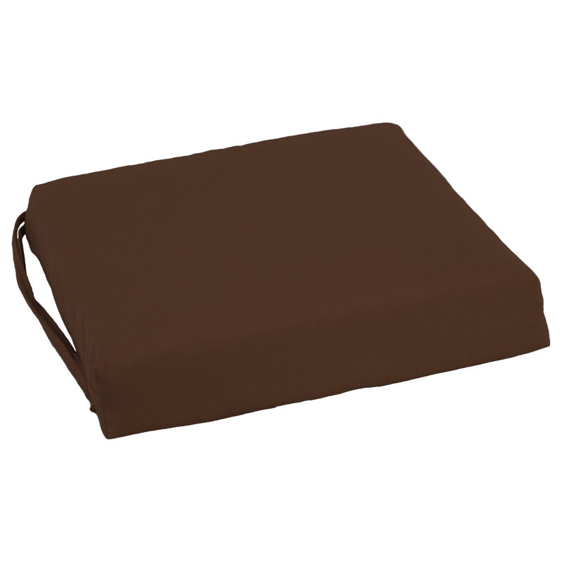 Outdoor 3'' Seat Cushion, Chocolate