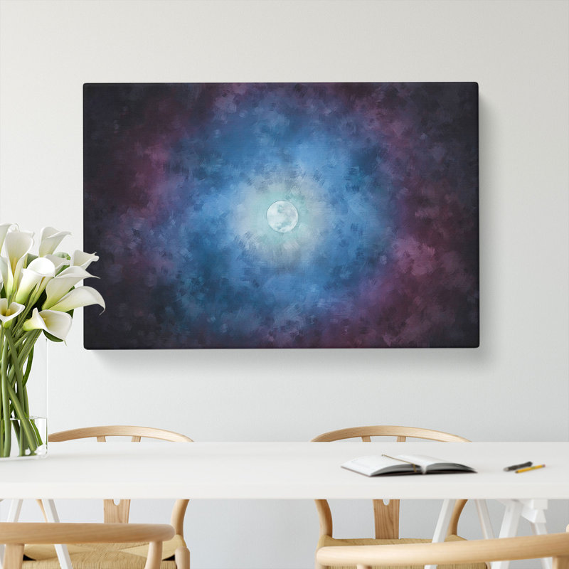 Moon In The Sky - Wrapped Canvas, 35cm H x 50cm W x 3cm D
