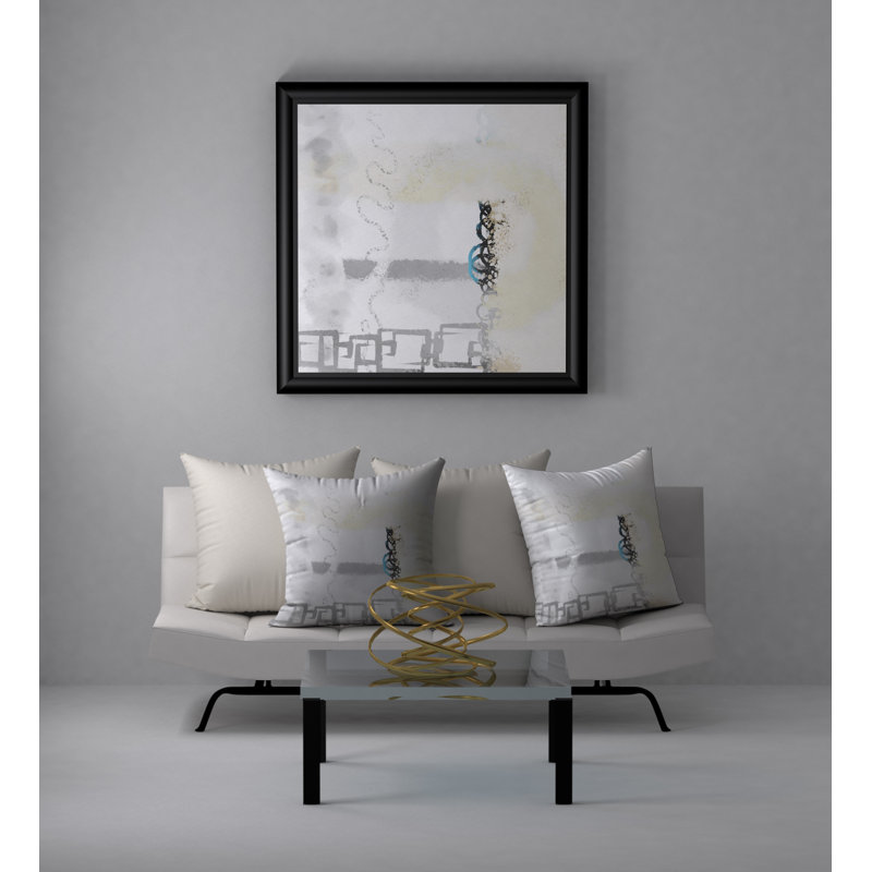 Housse d’oreiller carrée en savoir-faire confidence, 24 po x 24 po