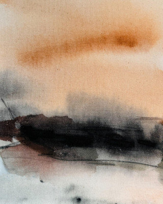 Moody Abstract Landscape by Arohika Verma — Abstract Wall Art, Size, Format, Frame Color