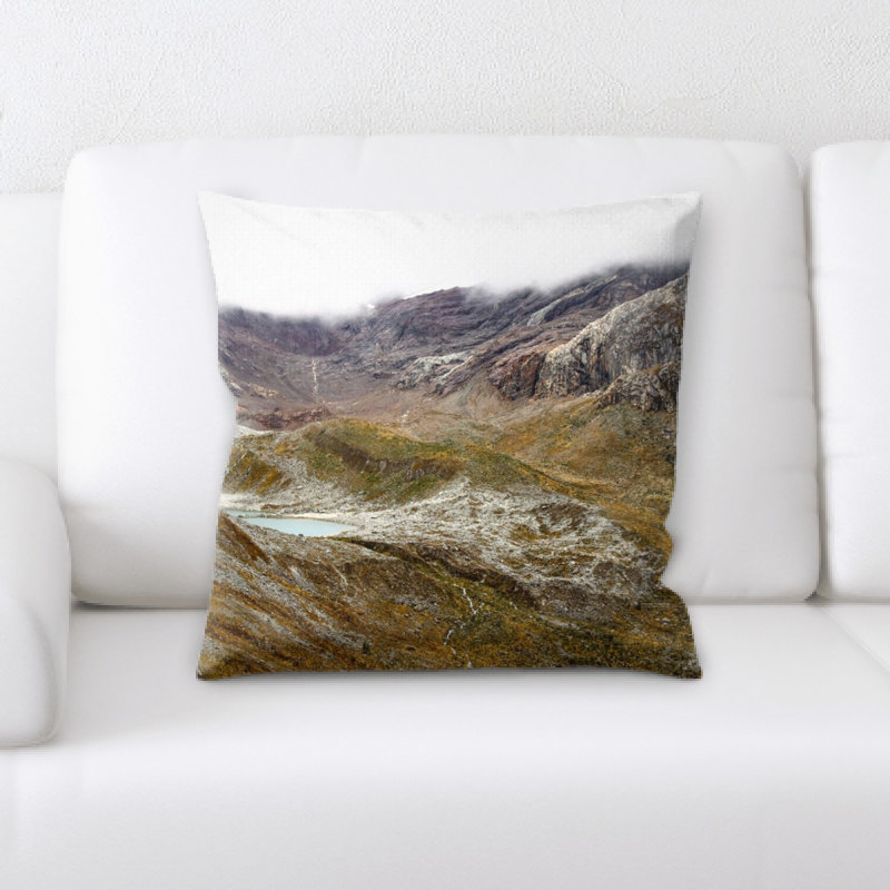 Microsuede Reversible Throw Pillow
