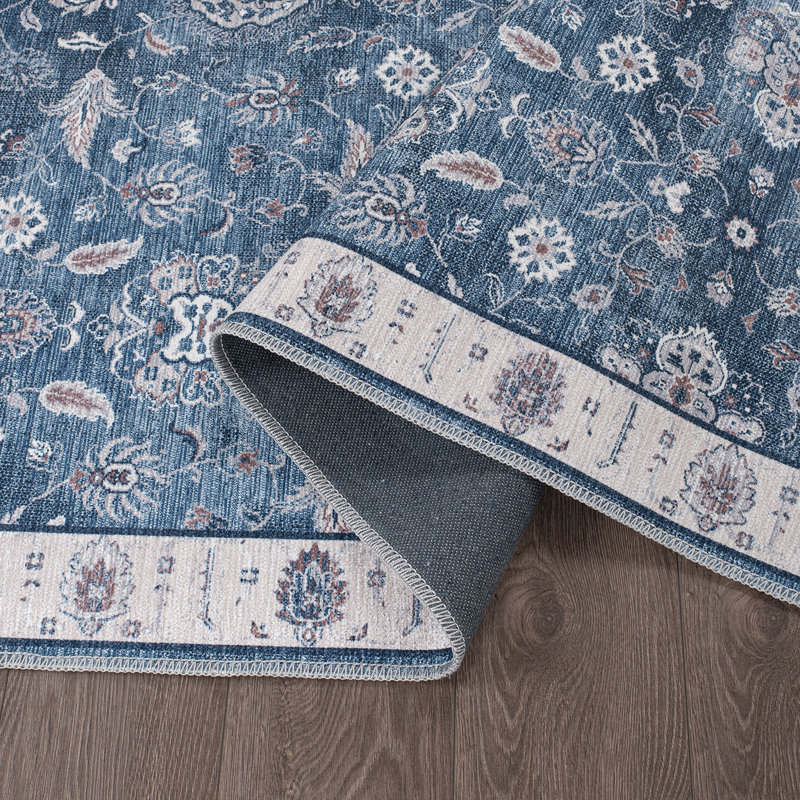 Koressa Chenille Washable Oriental Indoor Rug, Runner 2'2" x 7'