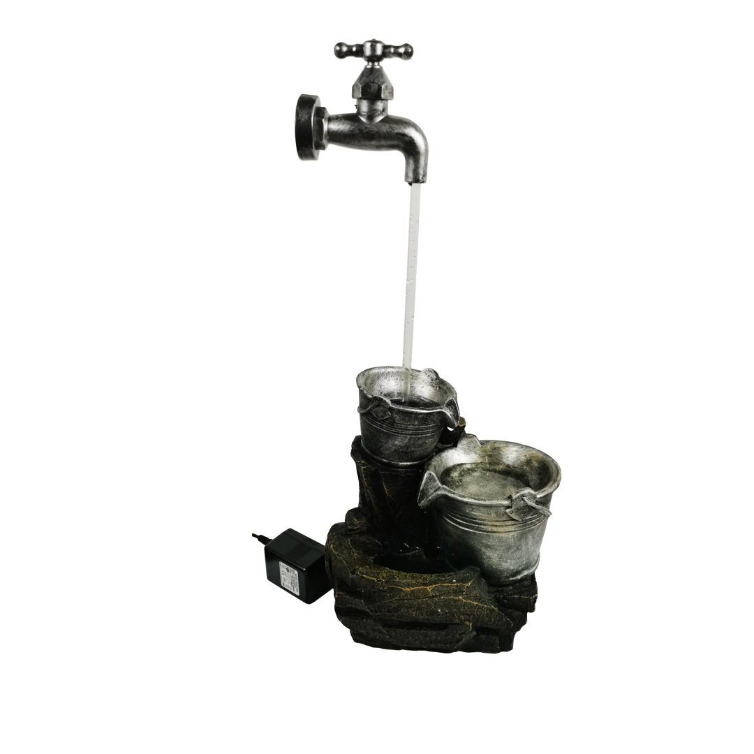 Filicia Weather Resistant Table Top Fountain with Light August Grove®