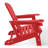 Outdoor Poly Adirondack Chair With Ottoman-118433009