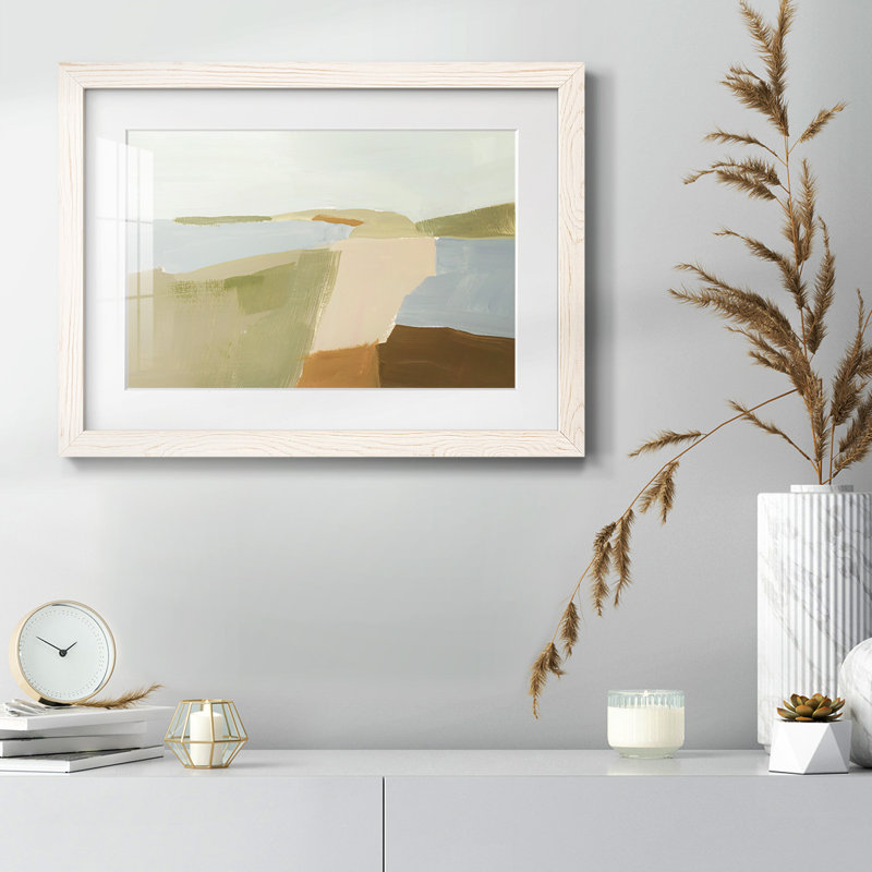 Paysage empilé II, Blanc, H 26 po x l 38 po x P 1,5 po