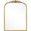 Miroir rétro vintage pour meuble-lavabo avec cadre orné, miroir mural arqué pour salle de bain, salon, foyer, entrée-1238850284-1238850281