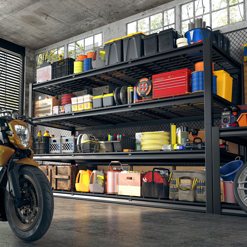 Étagère de garage robuste en métal Natajia