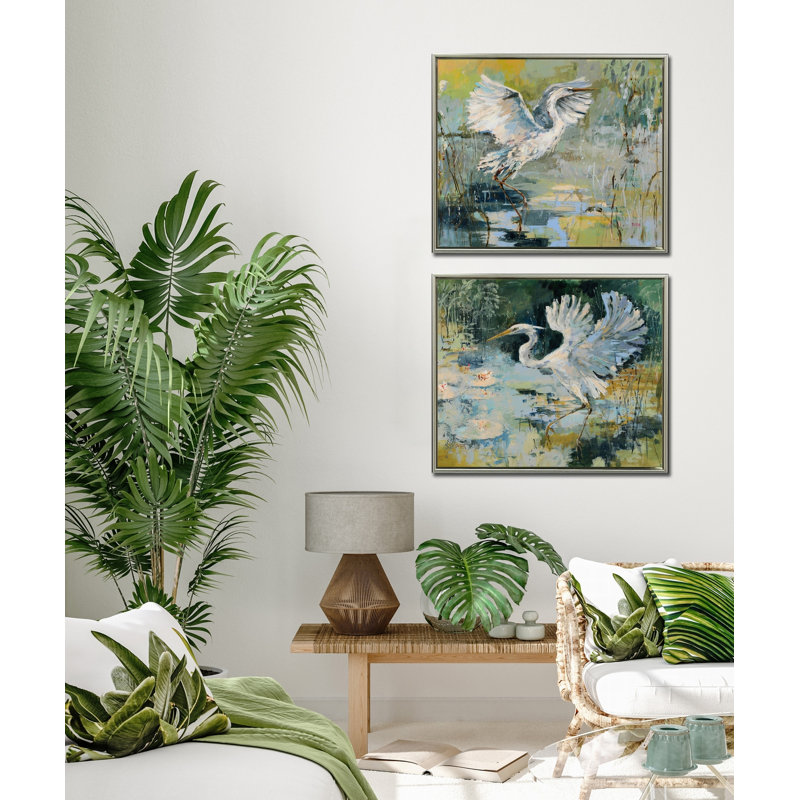 «Shoreline Bird I», art mural sur toile