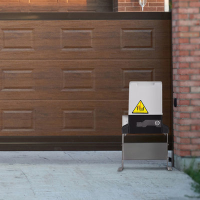 Automatic Sliding Gate Opener 1400LBS with 2 Remote Controls, Gate Operator Hardware Kit for Security, Move Speed 40ft Per Min, Electric Rolling Driveway Slide Gate Motor