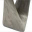 Table d'appoint d'extérieur, table de bout en forme de torsion, table d'appoint décorative, table de tabouret de jardin pour terrasse de balcon, bord de piscine, béton léger, texture semblable au bois-131680257-131680260-131680258
