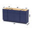 Base de meuble-lavabo simple 60 po seulement-98705857