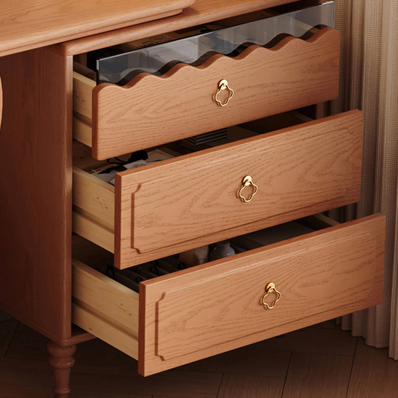 Makeup Vanity with Light mirror,3 drawers,1 chair