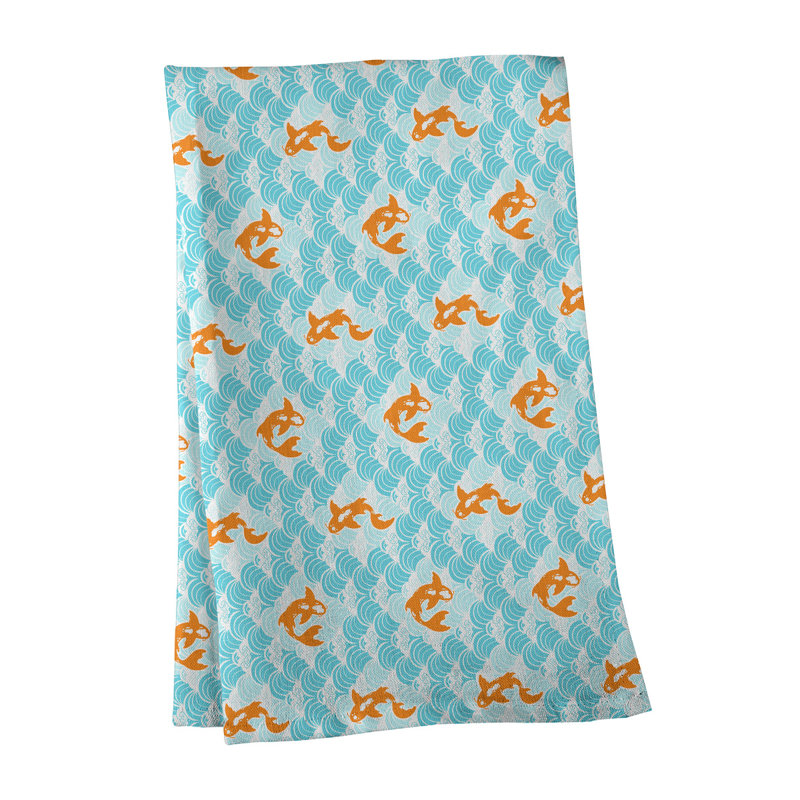 Mcguigan Tea Towel Kitchen Towel, Cotton Twill, Light Blue
