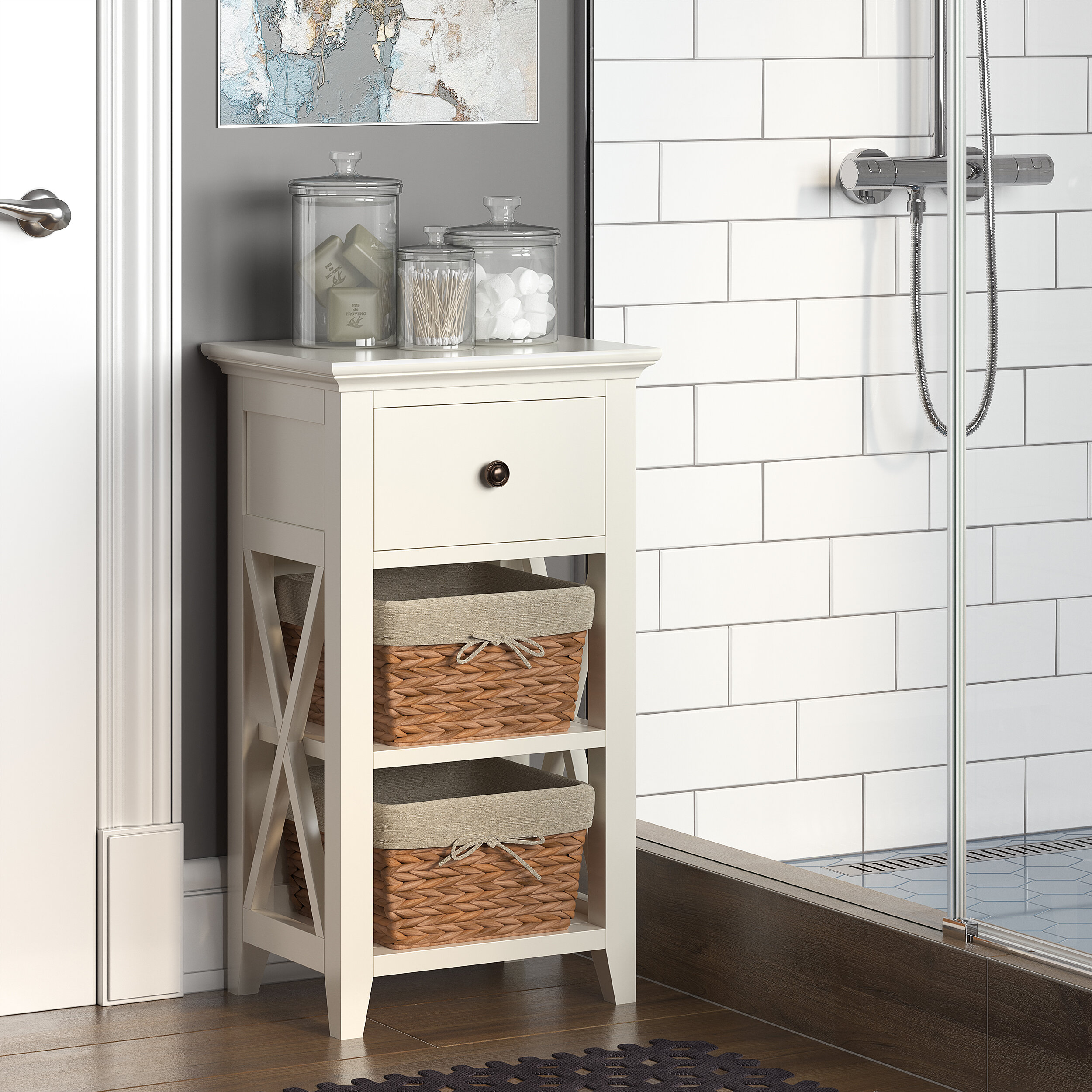 Bathroom shelves for extra storage – House Mix