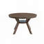 Table de salle à manger ronde en bois d'hévéa - Mid-Century, 47,24 po, chêne-1873581638