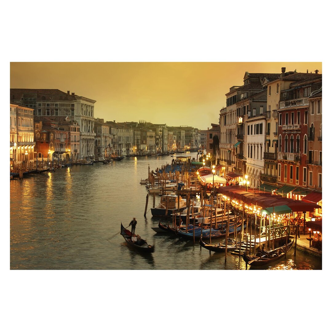 Matt Fototapete Großer Kanal von Venedig 1,9 m x 288 cm