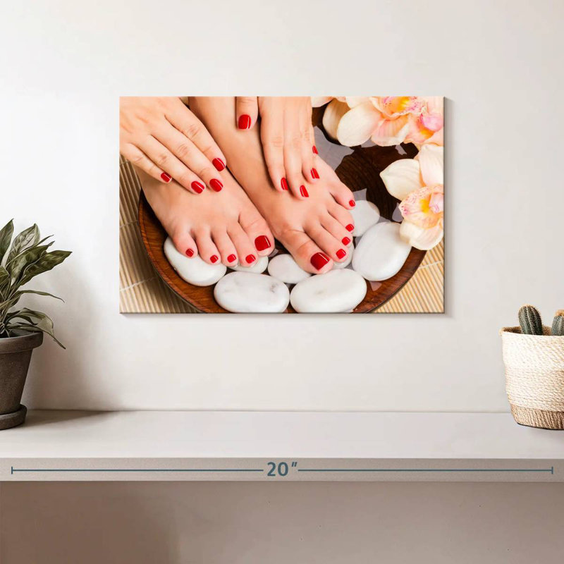 Shuttleworth Spa Red Nails, 8" H x 12" W
