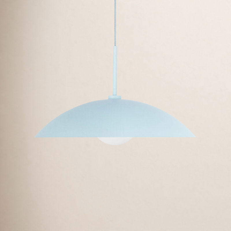 Huxley 19-In Pendant, Cerulean