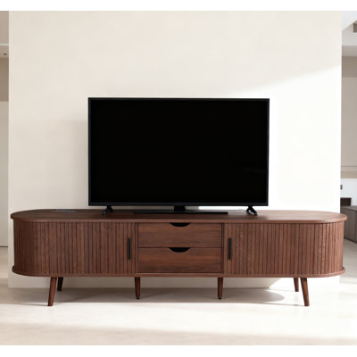 Meuble télé 70 po Mid Century Modern