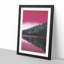 The Pink Forest Angles in Abstract - Picture Frame Graphic Art Print-55763407-55763413
