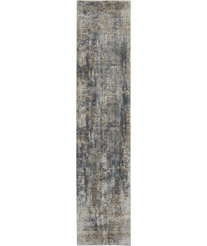 Abstract Indoor Rug, Runner 2'2" x 10'