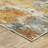 Meltzer Power Loom Yellow/Gray/Blue Machine Washable Area Rug Mat-573993594