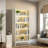 Durable Modern Tall Bookcase, Mdf Freestanding Display For Home
