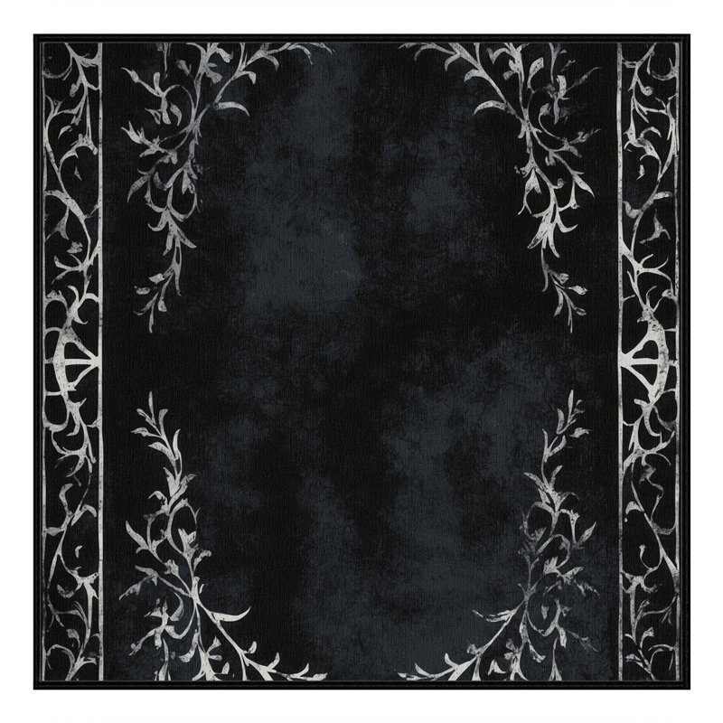 Dusk Whorl Rug, Square 8'