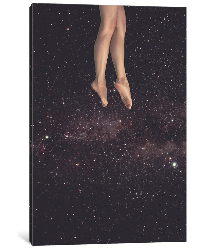 «Hanging in Space», impression sur toile, H 60 po x l 40po x P 1,5 po, Toile tendue, Pas de tapis