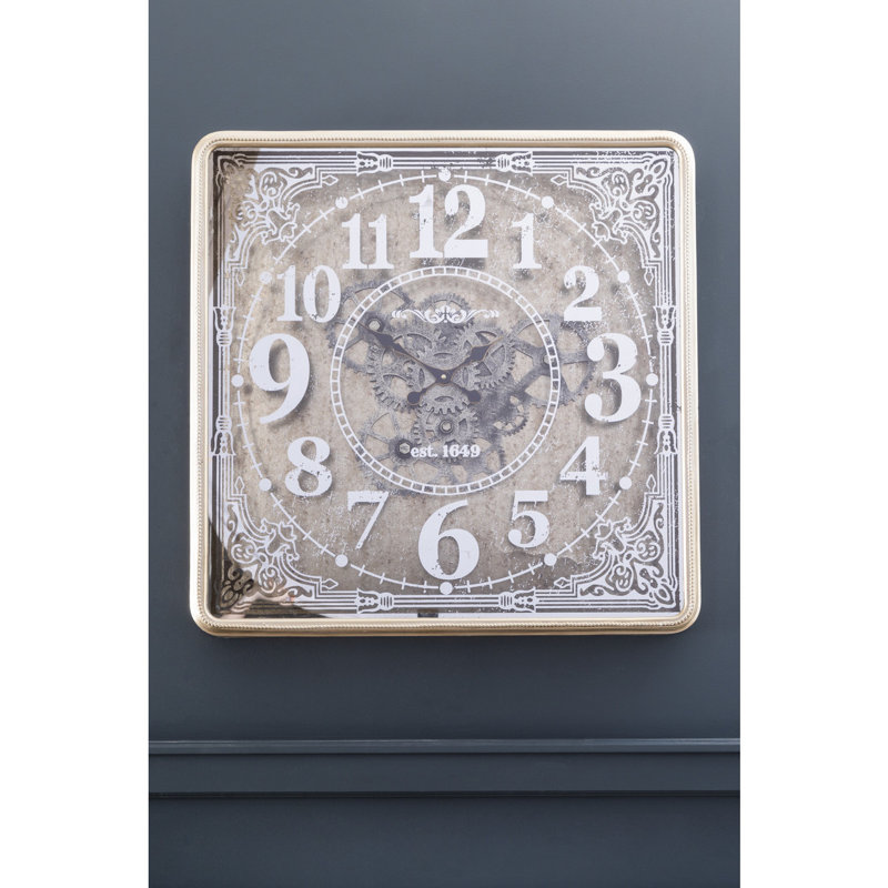Petersfield Metal Wall Clock