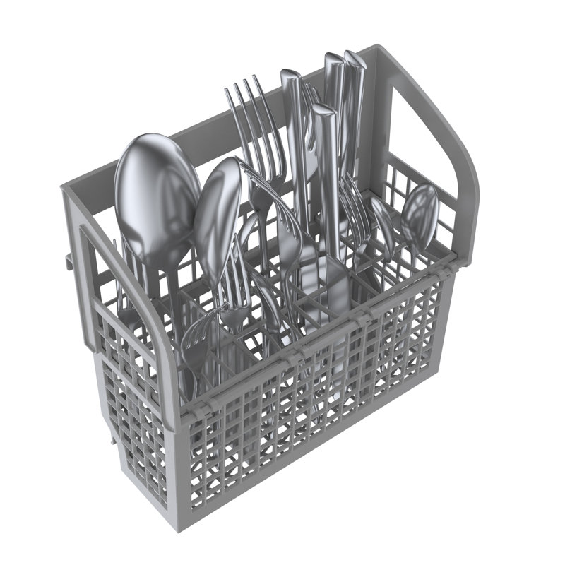 300 Series 24" Stainless Steel Front Control Built-In Dishwasher with 3Rd Rack, Black
