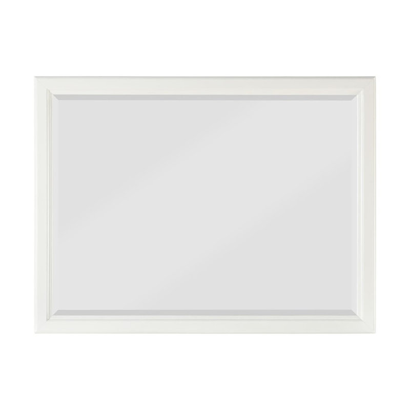 Miroir de commode Cadeja, Blanc antique