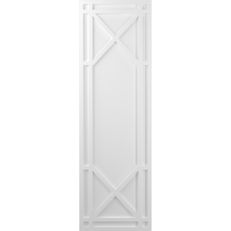 Volets en PVC True Fit, 12", Blanc, 37"