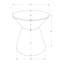 Table de chevet pour chambre à coucher, table de chevet, table d'appoint en métal, petite table d'appoint, table de bout-106911788