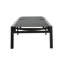 Paire de chaise longue - filet, aluminium, dossier réglable, matériau de maille de chaise de piscine mobile 2, structure en aluminium, portable, noir et gris