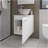 White Bathroom Vanity With Integrated Sink-1565768710