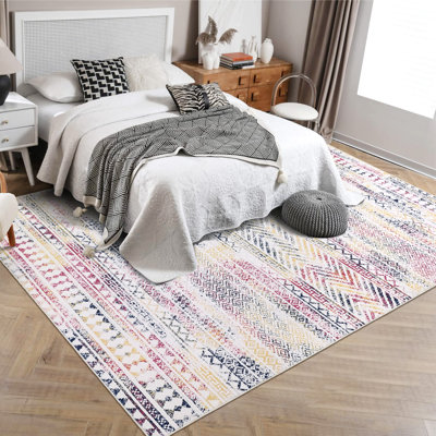 Tapis antidérapant et lavable Boho