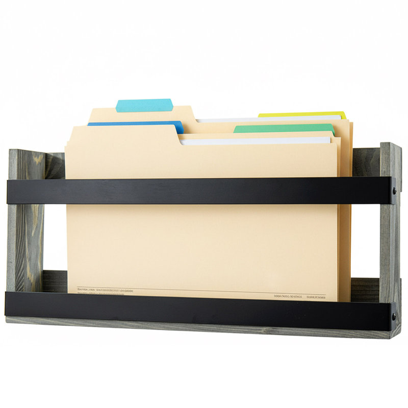 Porte-livres mural double