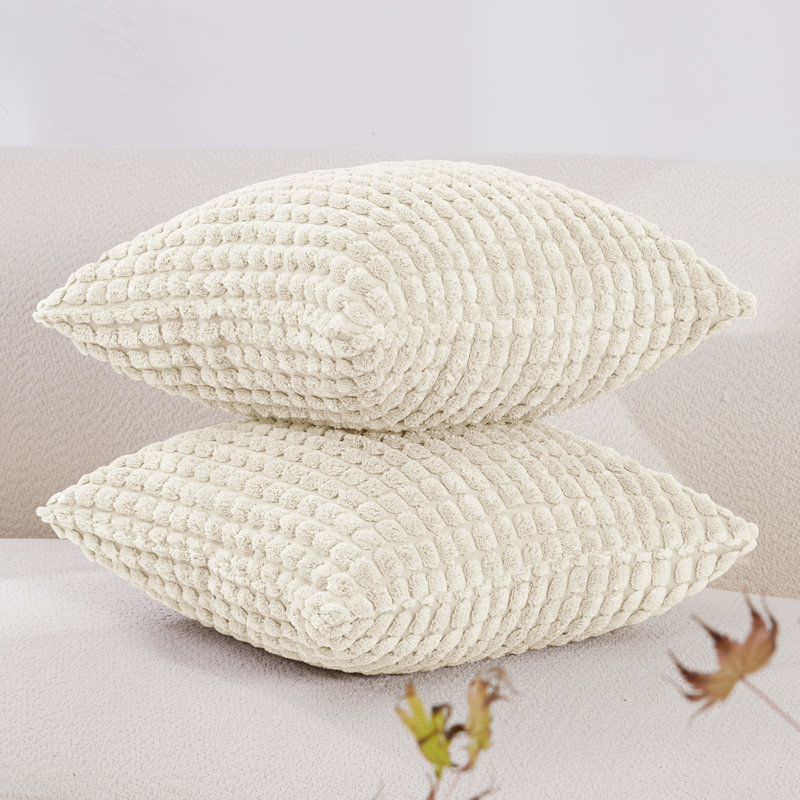 Reversible, Cream, 16" H x 16" W