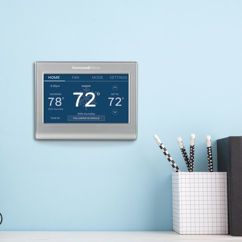 Honeywell Silver Wi-Fi Smart Color Programmable Thermostat