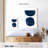 Avery Abstraction I Navy Blue-108364762