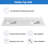 72'' Engineered Stone Double Bathroom Vanity Top with Sink