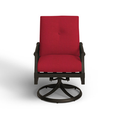 Chaise de patio pivotante avec coussins Andover