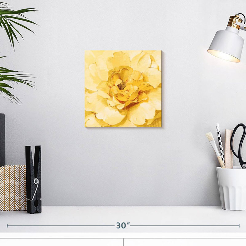 Pivoine jaune vif Harnek, H 10 po x l 10 po