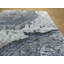 Tapis de zone one-of-kind à la main bleu/gris 7 pi 8 po x 10 pi noué la