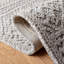 Tapis gris / beige en laine et viscose de qualité supérieure fabriqué à la main | Gris / beige-852543331