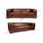 Premium Channel-Stitched Top-Grain Leather Sofa