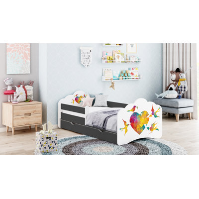 Calabrese European Toddler Bed Frame with Drawers